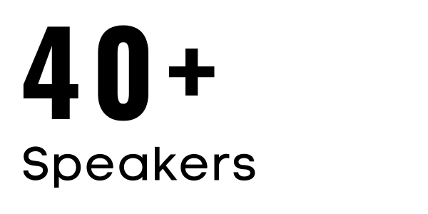 40+ Speakers