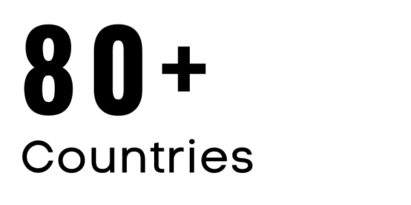 80+ Countries