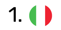 Number one US Flag