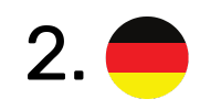 Number two Italy Flag