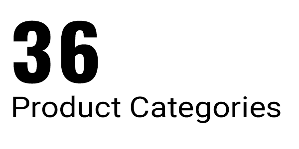 36 Product Categories